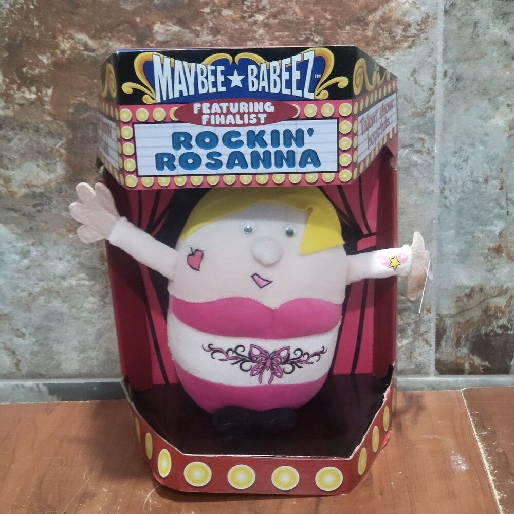 Rockin Rosanna Plush Toy Maybee Babeez Talent Show Hopefuls Doll 2011
